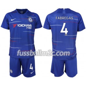 Fußballtrikots Chelsea FABREGAS 4 Kinder Heim Trikotsatz 2018-2019